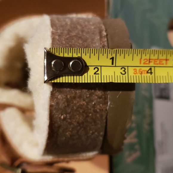 Eastland NEW Clog Suede Leather Fur Lining Mule Cork Wedge Comfort Women 10 - Picture 13 of 13